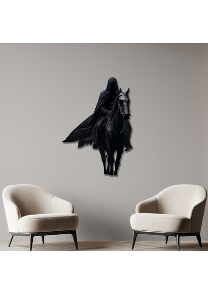 Gece Süvarisi Metal Tablo