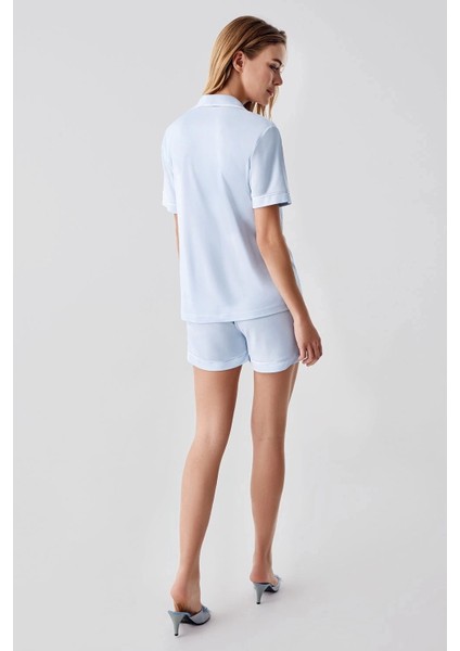 Freshness 324 Kadın 4'lü Sabahlıklı Şorlu Pijama Takımı indirimleri