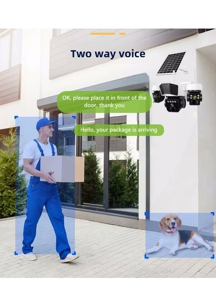 V380Pro RX95G 15MP (5+5+5) Üç Kameralı Ultrahd 4g Güneş Enerjili Akıllı Güvenlik Kamerası indirimleri