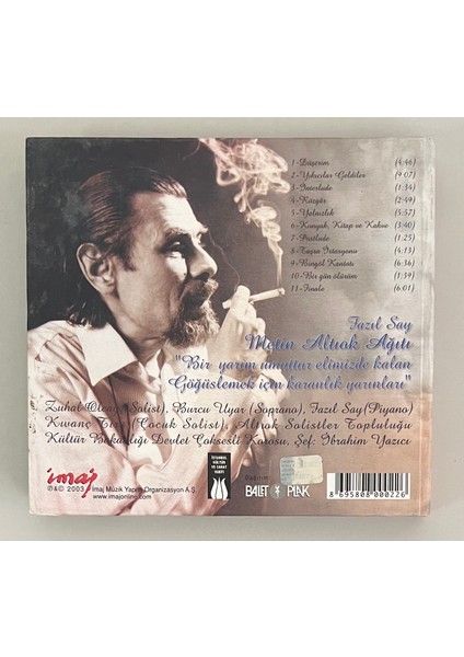 Fazıl Say Metin Altıok Ağıtı CD (Orjnal Dönem Baskı Cd) fiyatları