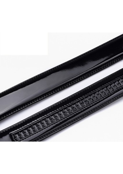 Siyah Rugan Otomatik Tokalı Deliksiz Klasik Erkek Kemeri fiyatları