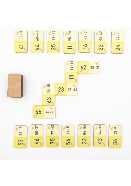 Kanguru Matematik Çıkar Çıkar Diz Oyunu-Çıkarma Işlemi & Mimari Tasarım| 2 Oyuncu | Müfredata Uyumlu / 6-7 Yaş / 2 Oyuncu indirimleri