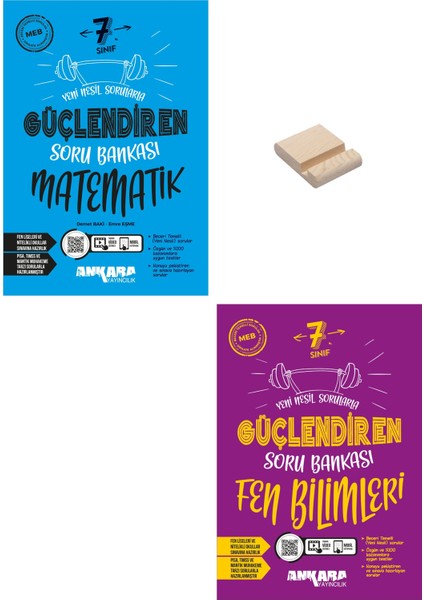7. Sınıf Güçlendiren Matematik ve Fen Bilimleri Soru Bankası + Telefon Tutucu