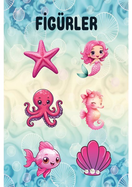 Isme Özel Okul Etiketi Kalem Defter Etiketi Sticker Kız Erkek Çocuk Deniz Canlıları Isim Etiketi fiyatları