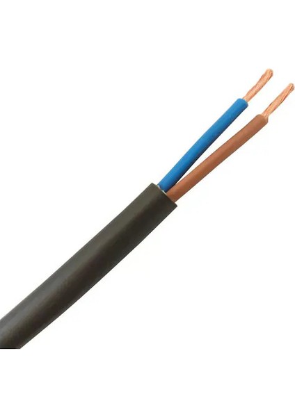 2 x 0.75 Cca Ttr Siyah Renk Kablo 100 Metre