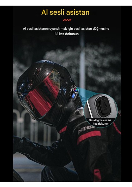 Q58 Max Motosiklet Kask Kulaklık Interkom Bluetooth Fm Radyo Sd Kart Destekli Eq Özellikli Intercom fırsatları
