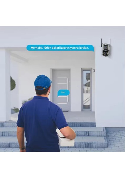 Xmcam 4'lü Güvenlik Kamera Seti Dual Lens Wifi Kayıt Cihazı 1tb HDD Gece Görüşlü Su Geçirmez indirimleri