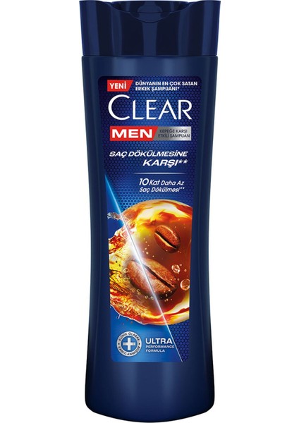 Men Kepeğe Karşı Etkili Şampuan Saç Dökülmesinee Karşı Kahve Çekirdeği Özü 350 ml