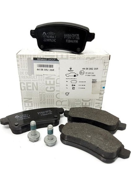 440608235R - Fren Balatası Arka Megane Iv Talısman Espace V 15=>