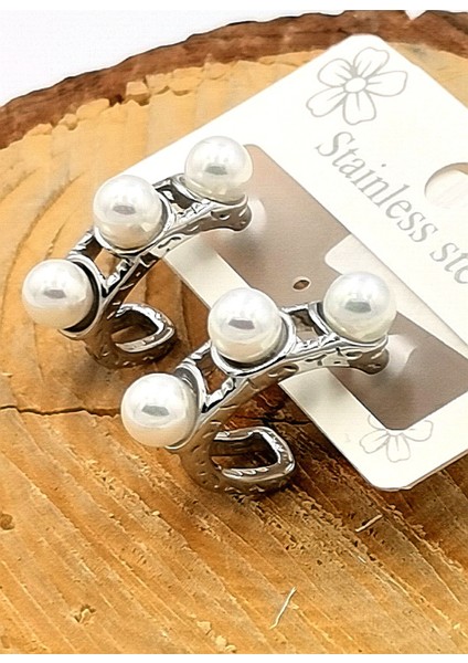 Kararmaz Çelik Lüks Küpe