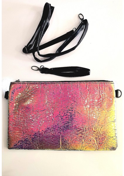 Gri Renk El Omuz Portföy Çantası