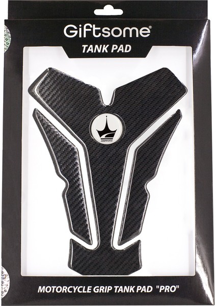 Yamaha, Bmw, Honda ile Uyumlu Universal 6d Karbon Tank Pad GC09