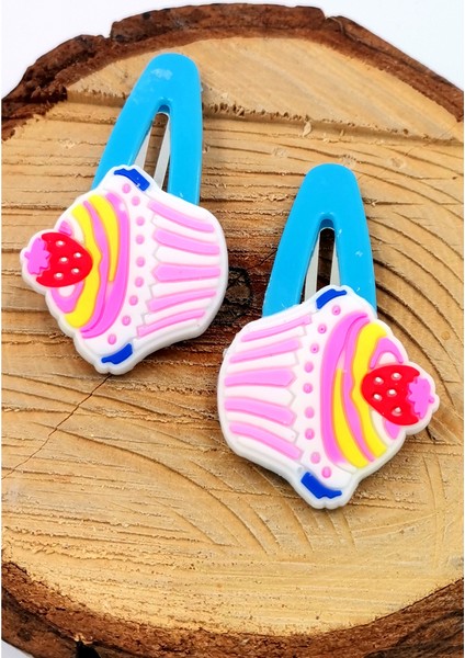 2 Li Figürlü Renkli Lüks Çıt Çıt Toka