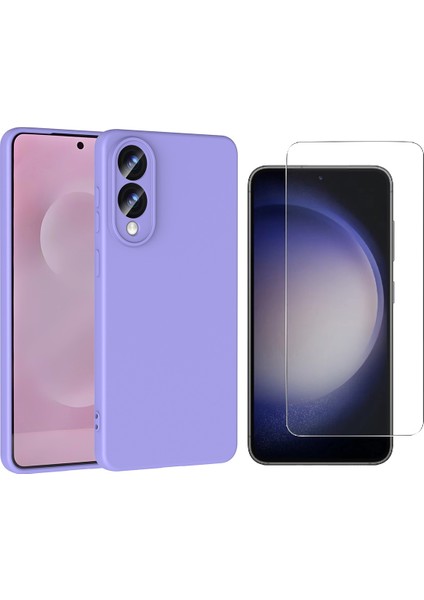 Samsung Galaxy S25 Edge Kılıf Zore Mara Lansman Kapak + Nano Ekran Koruyucu