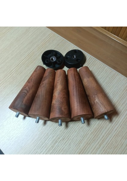 12 cm 5lik Meşe 5li Ayak