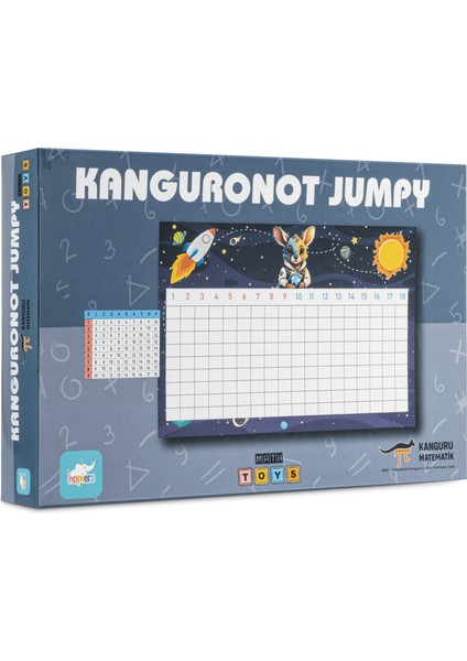 Kanguru Matematik Kanguronot Jumpy Oyunu - Toplama Işlemi Öğreten Uzay Macerası | Müfredata Uyumlu | 5-6 Yaş | 1-10 Oyuncu