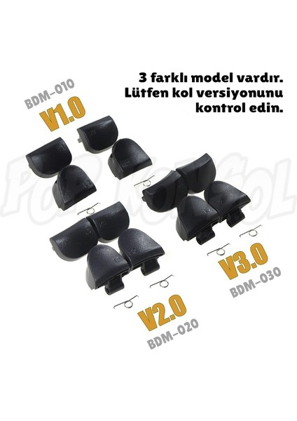 Ps5 Tetik Seti V1 Uyumlu L1 R1 L2 R2 Omuz Tuşu Takım Ps5 Yedek Parça Version 1 Kol Tamiri fırsatları