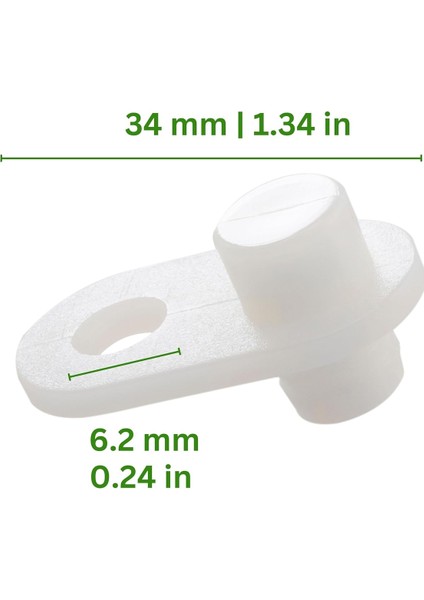 Ikea Hemnes Ayakkabı Dolabı Tıpası (Ikea Parça #116713 Için Yedek) (4'lü Paket) fiyatları