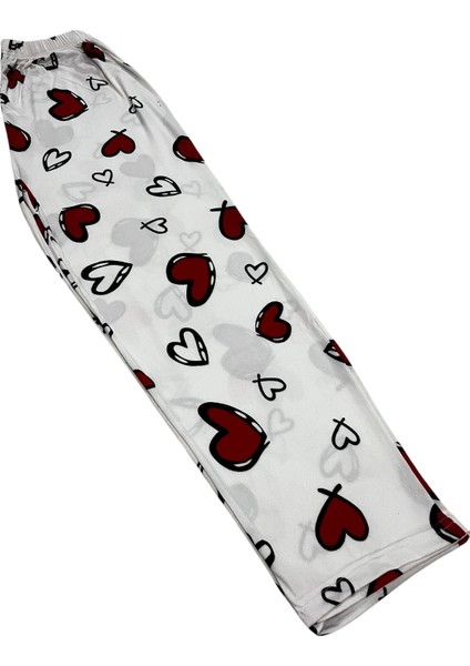 Desenli Kadın Alt Pijama