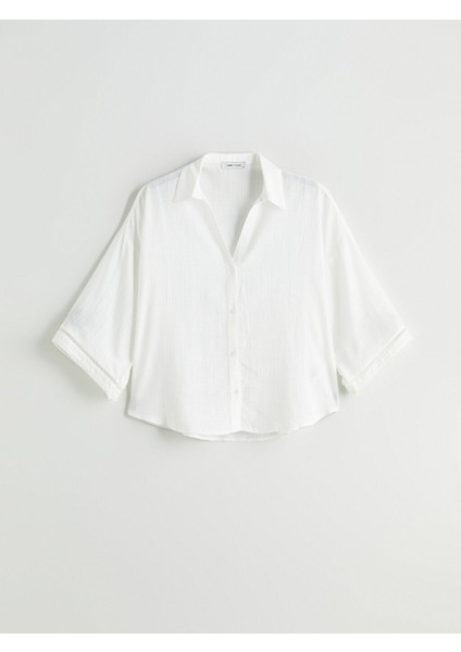 Yeni Sezon Oversize Armurlu Kadin Gomlek - S5RQ27Z8 indirimleri