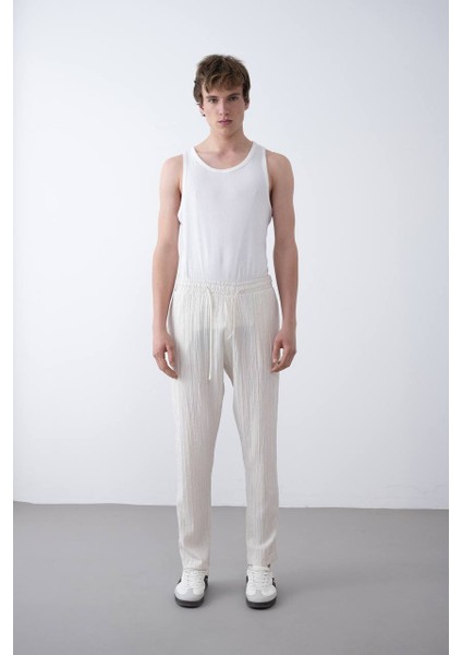 Dokulu Baggy Erkek Jogger Pantolon modelleri