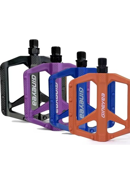 Gineyea Pedal M908 Plastik Reflektörlü Trial Bmx Geniş Mor Pedal fiyatları