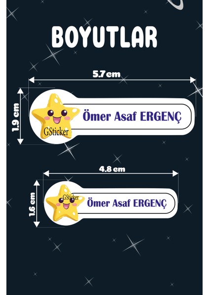 Isme Özel Okul Etiketi Kalem Defter Etiketi Sticker Kız Erkek Çocuk Isim Etiketi fiyatları
