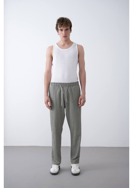 Dokulu Baggy Erkek Jogger Pantolon modelleri