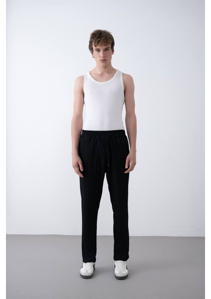 Dokulu Baggy Erkek Jogger Pantolon modelleri