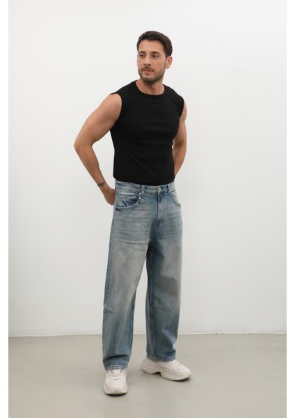 Erkek Skater Fit Jean Pantolon Tint fırsatları