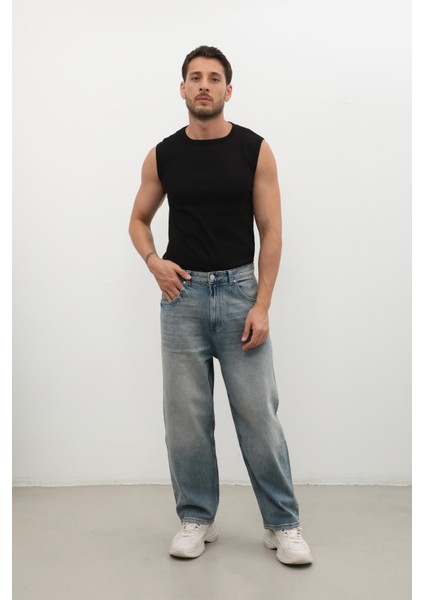 Erkek Skater Fit Jean Pantolon Tint indirimleri
