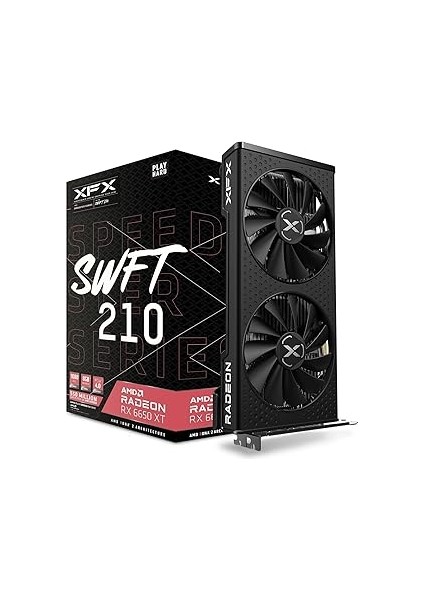 Xfx Rx 6650 Xt Speedster SWFT210 8gb Gddr6 Ekran Kartı (RX-665X8DFDY), Dual Fan, HDMI + 3x Displayp