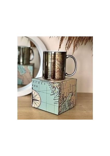 Giftmoda Kutulu Our Adveture Tasarımlı Gümüş Kupa