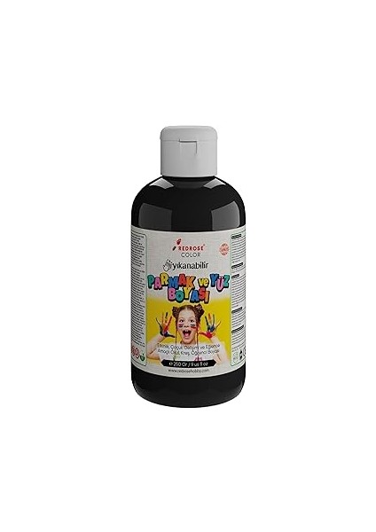 Red Rose Siyah Parmak Boyası 250 gr