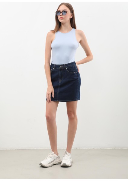 Kadın Rins Mini Jean Etek fiyatları