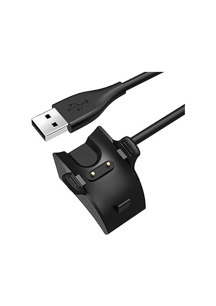 Microsoic Huawei Bad 4 Pro Içi Mayetik USB Şarj Kablosu Siyah [bad 4 Pro ile Uyumlu Şarj Kablosu -