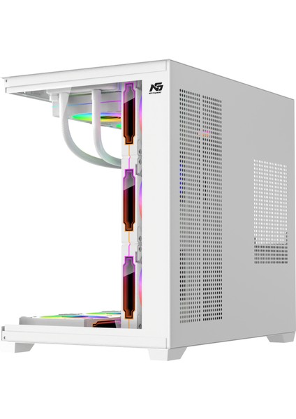 Alpha Elite 7x Argb Fan Kumanda ve Kontrolcü Atx Boş Bilgisayar Kasası Siyah indirimleri