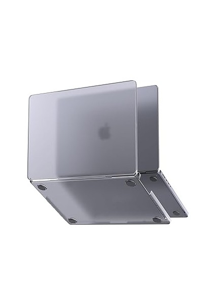 Macbook Air 13,6 ile Uyumlu M4 (A3240) M3 (A3113) M2 (A2681) Polikarbonat Sert Koruyucu Çizi