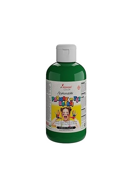 Red Rose Yeşil Parmak Boyası 250 gr