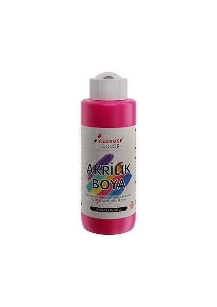 Red Rose Fuşya Akrilik Boya 120 ml