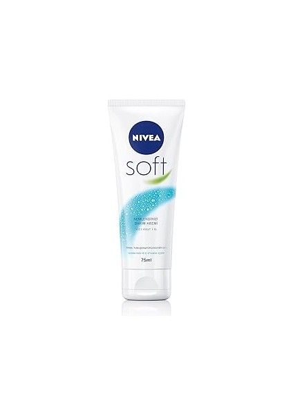 Ivea Soft Krem 75 Ml, Emledirici Bakım Kremi, Yüz, Vücut, El, Jojoba Yağı ve Vitamii ile Cilt Bak