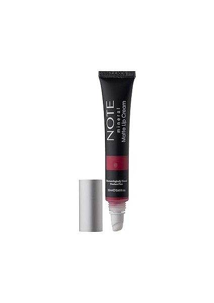 Mineral Matte Lip Cream 05 Plum Wine Yarı Mat Bitişli Likit Ruj, Kırmızı