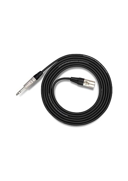 Hosa 1/4 Iç Trs - Xlr (M) Profesyoel Balaslı Kablo 3 M (HSX-010)