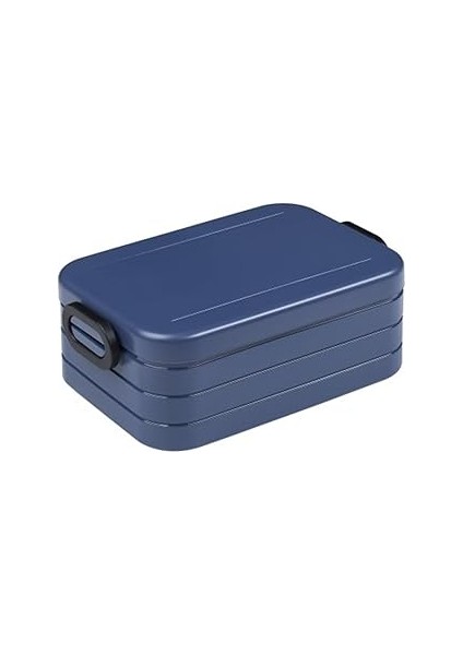 Rosti Lunchbox Take A Break Midi – Plastik, Denim, 18.5 " x 12 x 6.5 Cm, 1 Birim