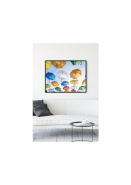 (13225) Şemsiye Saatsal Çerçeveli Tablo (30 x 40CM)