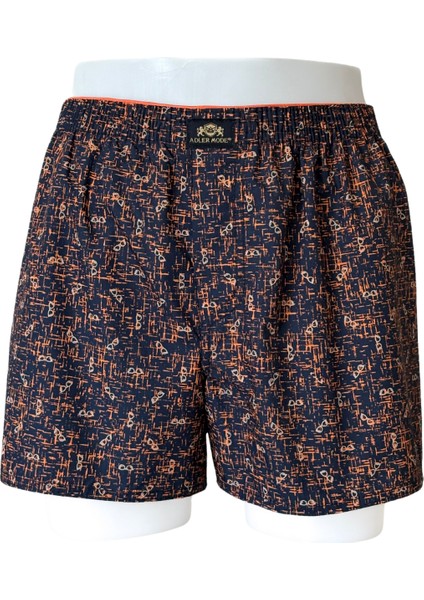 Erkek Boxer 6’lı Set Pamuk & Poplin Karışık - Lacivert indirimleri