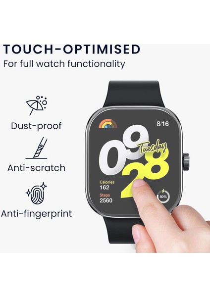Xiaomi Redmi Watch 4 Uyumlu Cam Kolay Kurulum Aparatlı Ekran Koruyucu fırsatları