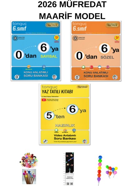5 Ten 6 Ya Hazırlık Seti 2026 Maarif Modeli (Uzay A+Emoji K+Kalem B.)Yeni Ürün