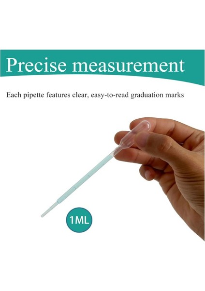 Pastör Pipet Plastik Damlalık -- 1 ml -- 500 Adet/ Kutu --Polietilen modelleri