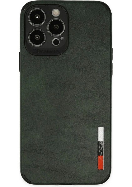 iPhone 13 Pro Kılıf Loop Deri Silikon - Yeşil